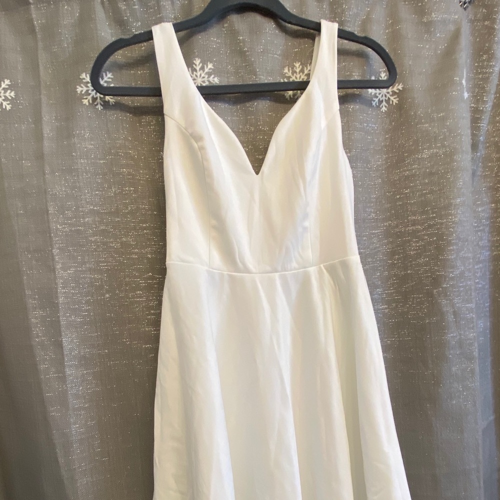 Missufe Girls White Cocktail Dress